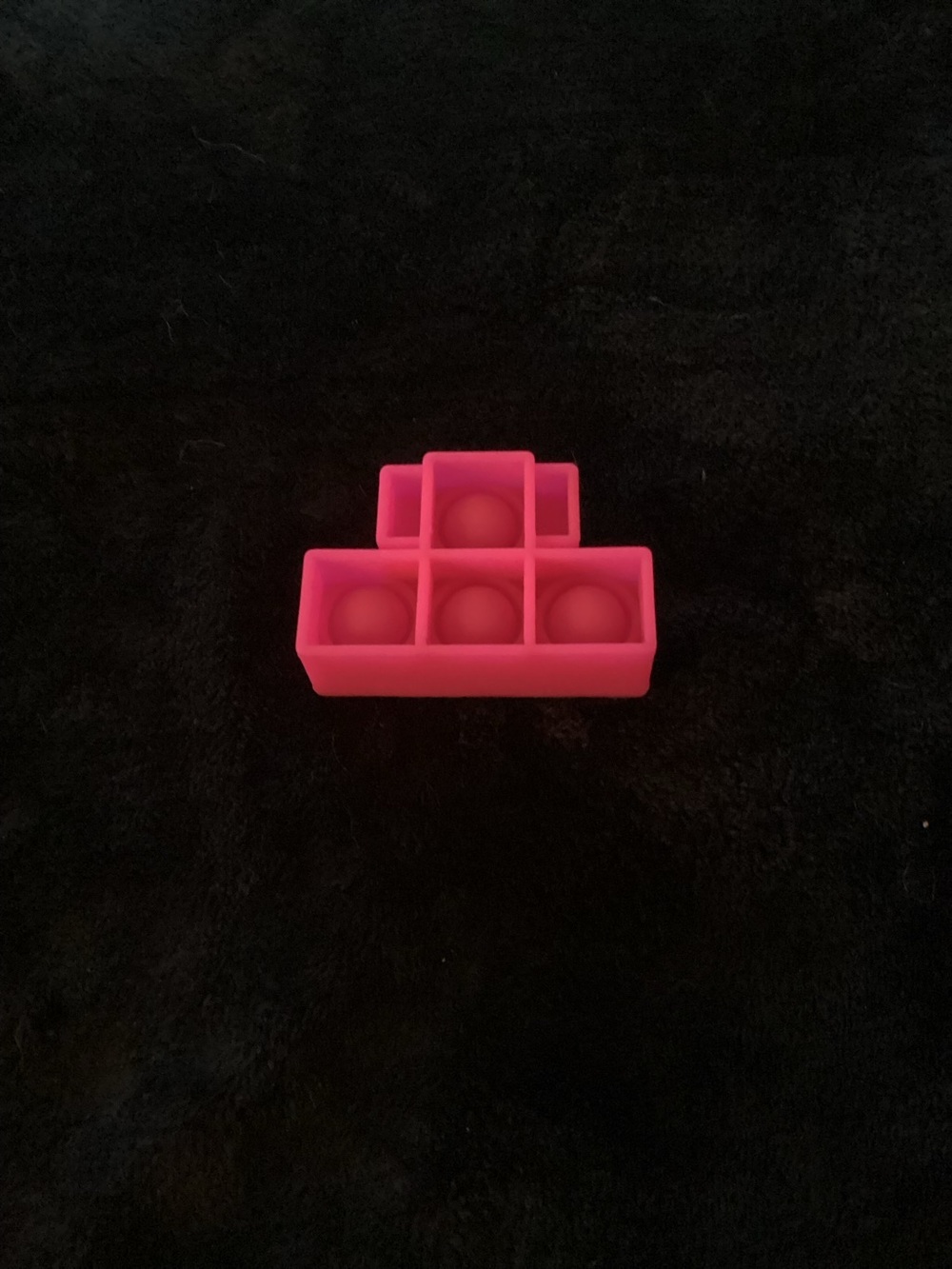 Mini Pink Silicone Pop Bubble Fidget Toy